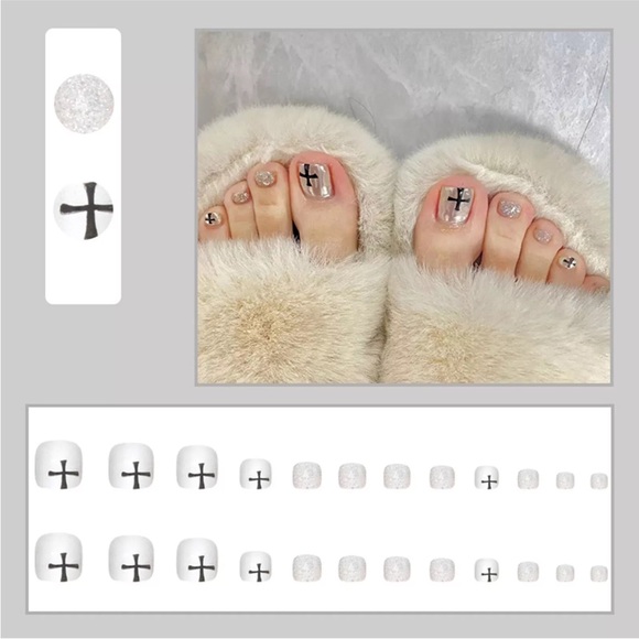 24 pcs Toe nails - Picture 2 of 8